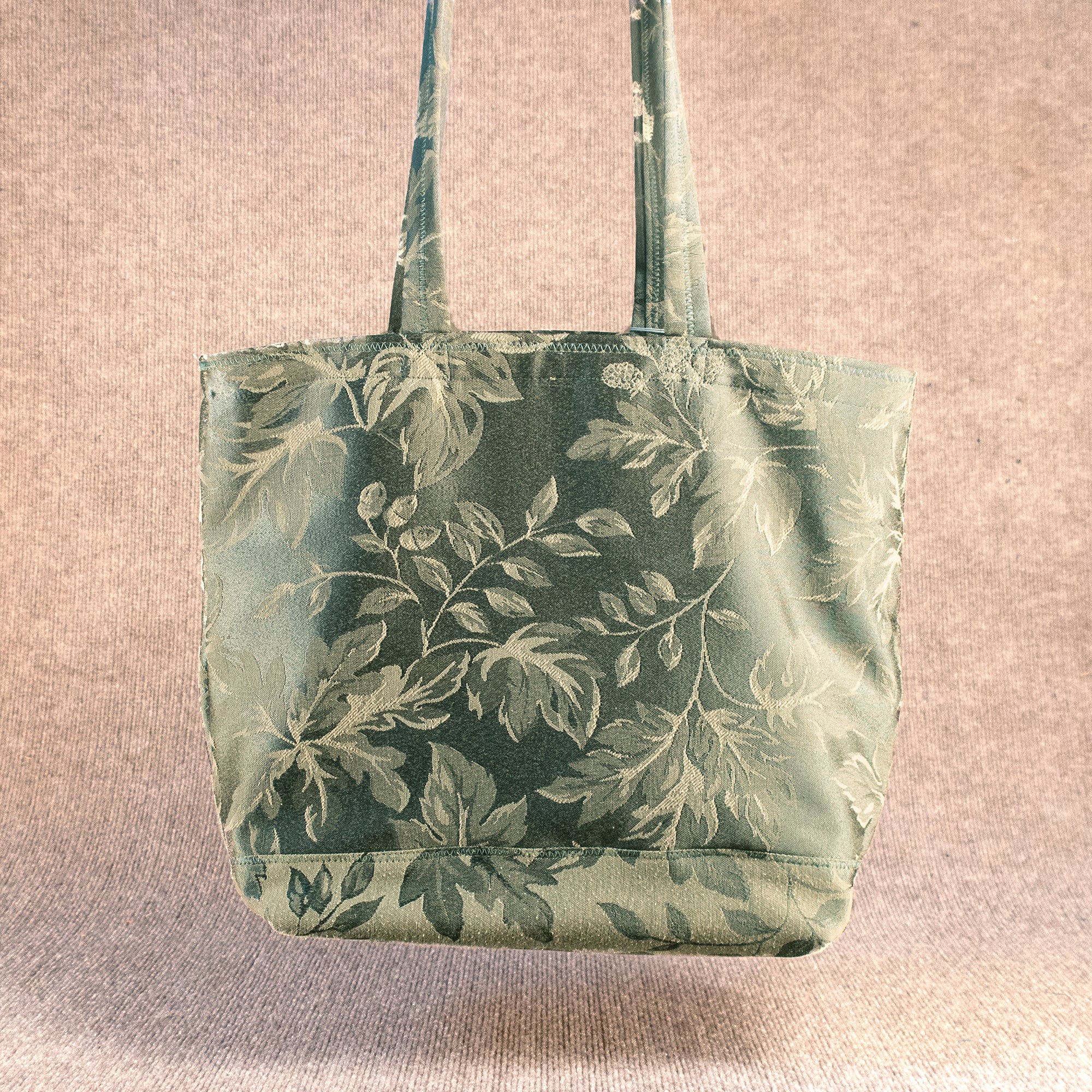 Karen Guzak - Green-008 Handmade Tote Bag