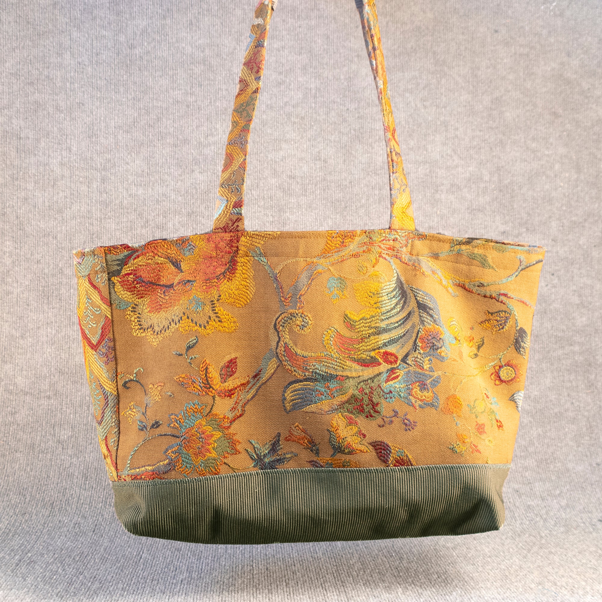 Karen Guzak - Green-013 Handmade Tote Bag